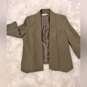 Jones studio army green blazer